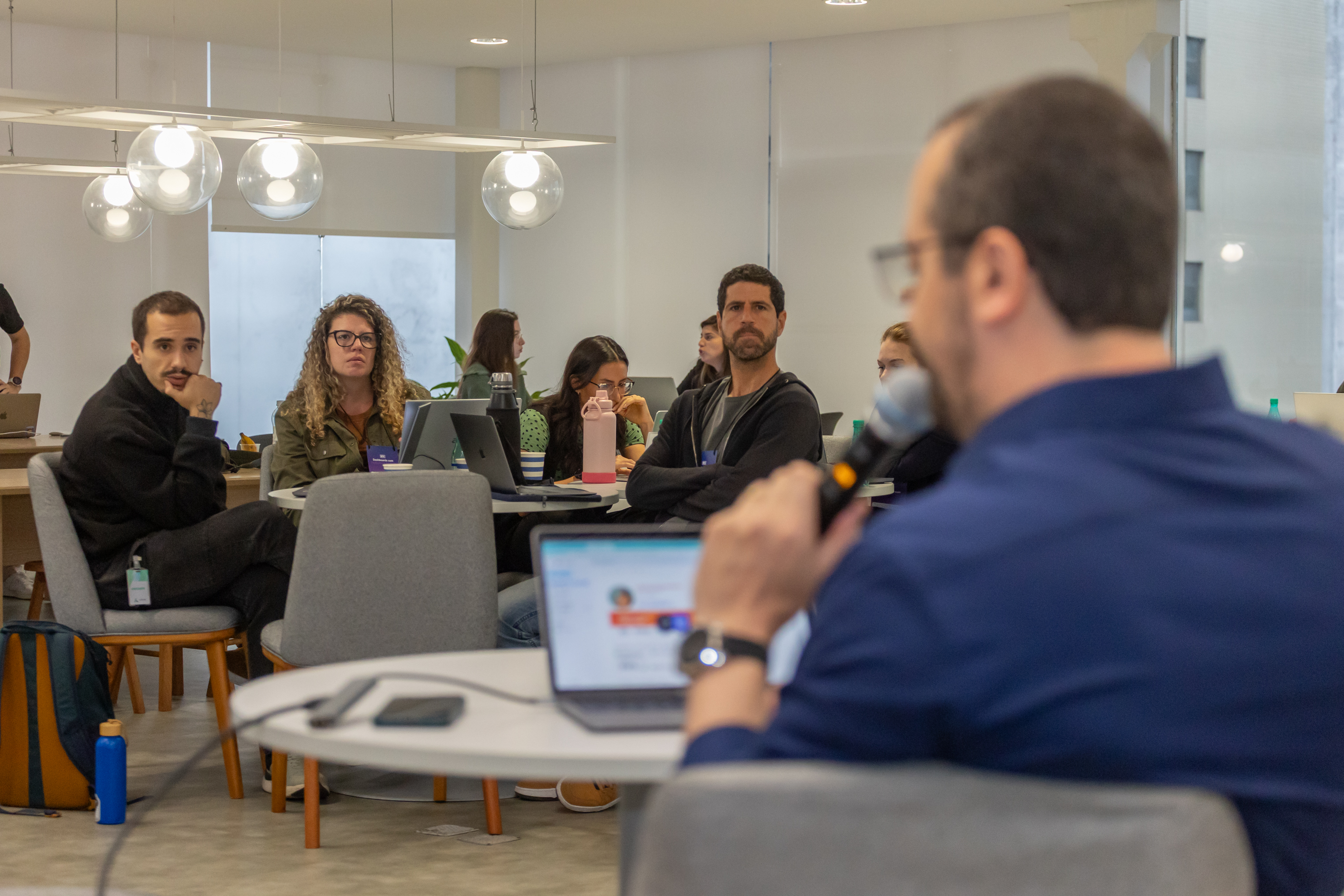 Participantes durante o workshop